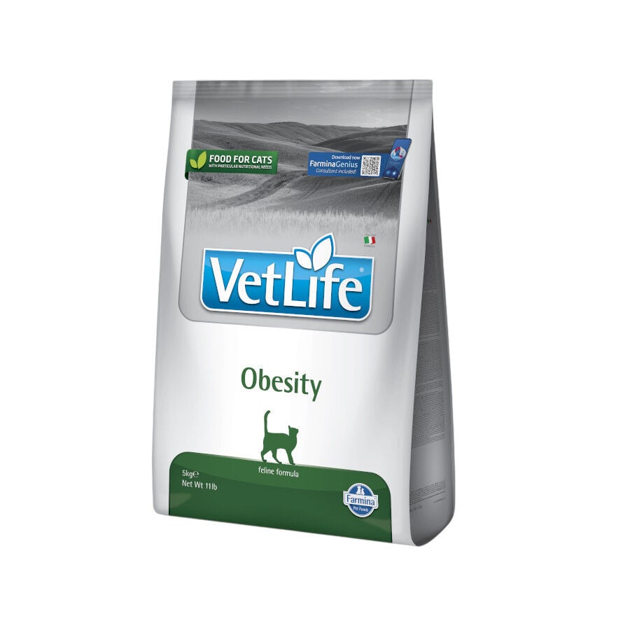 5 kg Farmina Vetlife Obesidad Pienso para gatos, , large Imagem n&uacute;mero 1