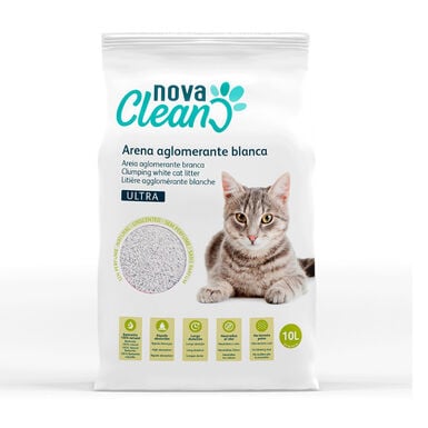 Nova Clean Ultra Natural Areia Aglomerante para gatos 