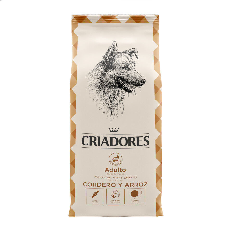 15 kg Criadores Adult Borrego e Arroz ra&ccedil;&atilde;o para c&atilde;es de porte m&eacute;dio e grande, , large Imagem n&uacute;mero 1