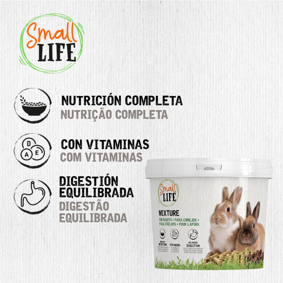 3.3 kg Small Life Mixtura Cubos para coelhos, , large Imagem n&uacute;mero 4
