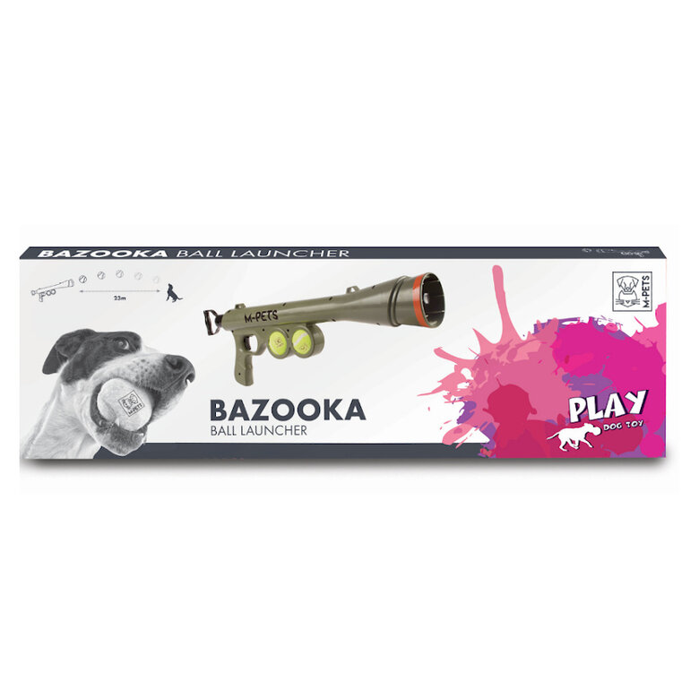 M-Pets Bazooka Ball Launcher Brinquedo para cães ,  Imagem número 1 M-Pets Bazooka Ball Launcher Brinquedo para cães , , large Imagem número 1