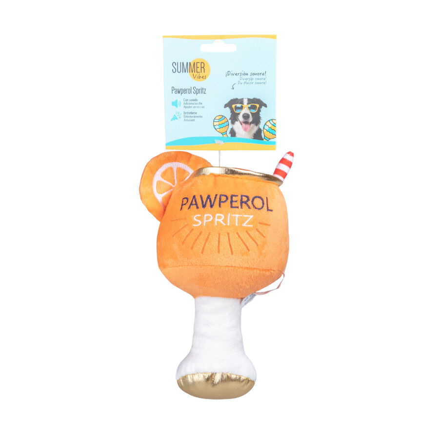 Summer Vibes Pawperol Spritz Peluche para c&atilde;es, , large Imagem n&uacute;mero 5