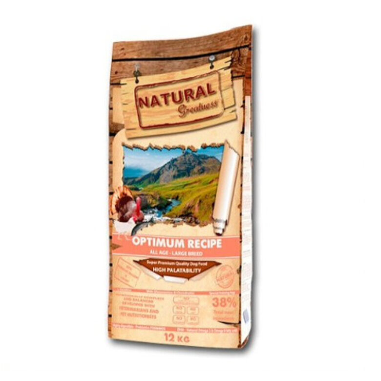 12 kg Natural Greatness Optimum Large  Peru e Frago ração para cães,  Imagem número 1 12 kg Natural Greatness Optimum Large  Peru e Frago ração para cães, , large Imagem número 1