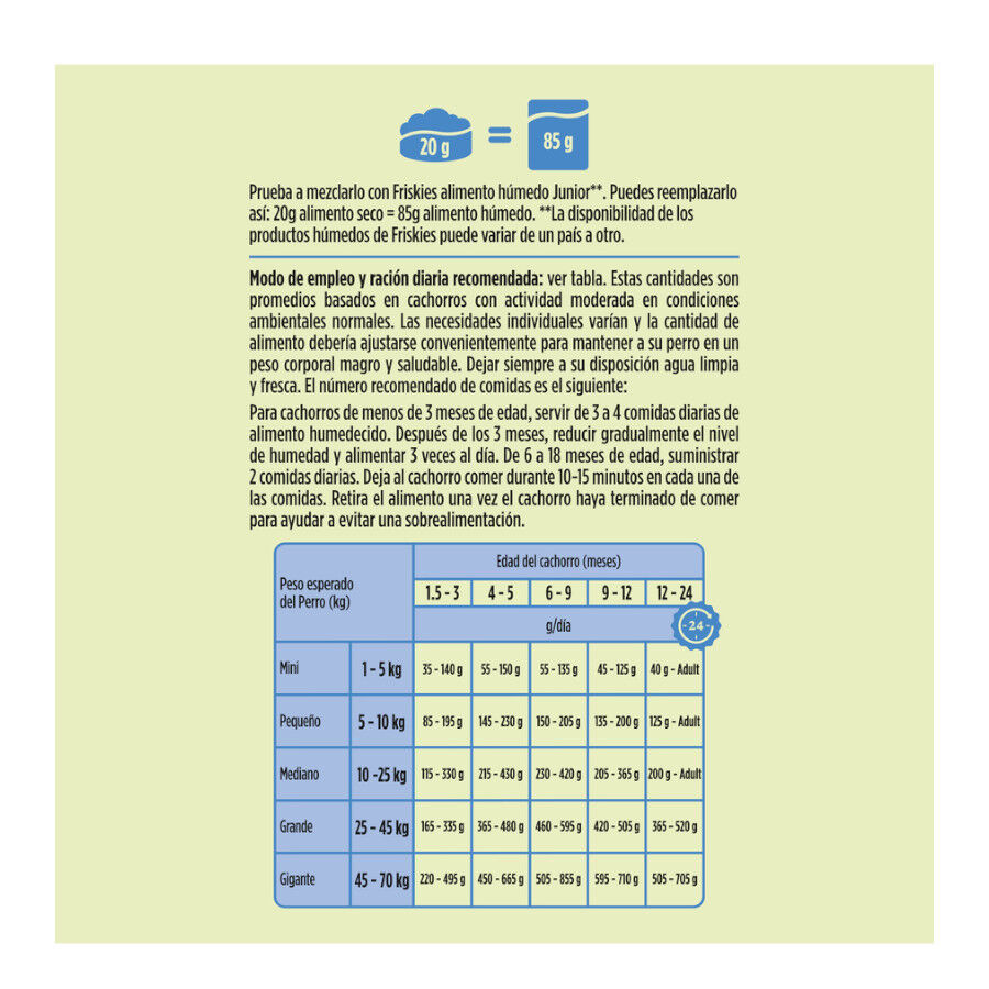 Friskies Junior frango e legumes ra&ccedil;&atilde;o cachorros, , large Imagem n&uacute;mero 4