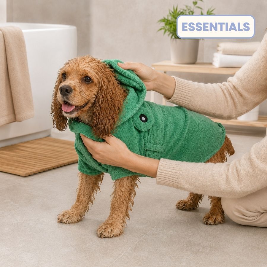 Bloob Rana Roup&atilde;o de Banho verde para c&atilde;es, , large Imagem n&uacute;mero 7
