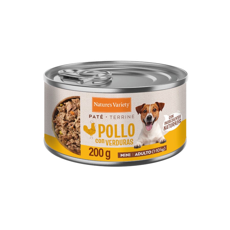 200 gr Nature's Variety Pat&eacute; Pollo con Verduras Lata para perros adultos mini, , large Imagem n&uacute;mero 1