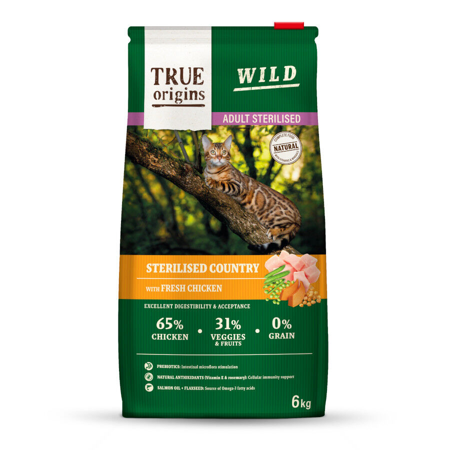 6 kg True Origins Wild Adult Sterilised Frango Ra&ccedil;&atilde;o para gato, , large Imagem n&uacute;mero 1