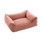 Flamingo Avalon Retangular Rosa Velho cama com fecho para cães, , large image number null