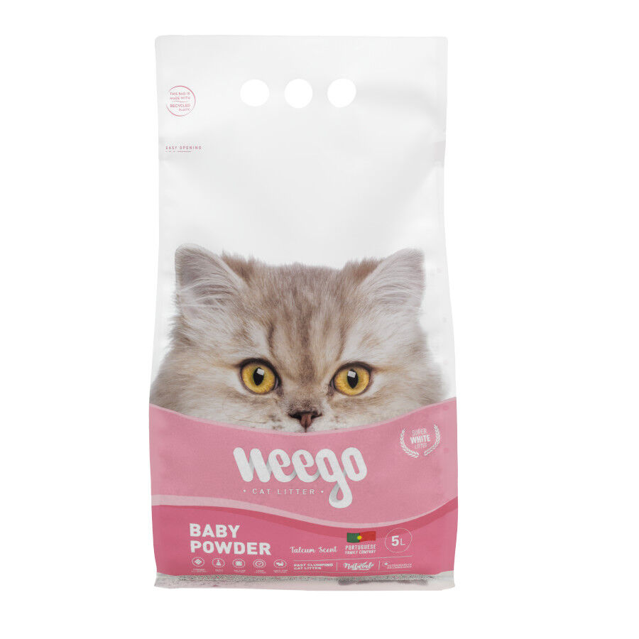 Weego Baby Powder Areia Aglomerante para gatos, , large Imagem n&uacute;mero 1