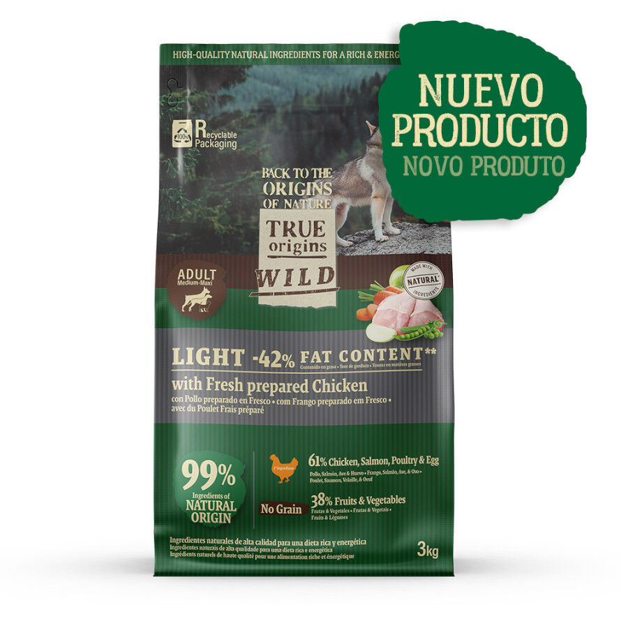 True Origins Wild Light ra&ccedil;&atilde;o de frango para c&atilde;es, , large Imagem n&uacute;mero 2