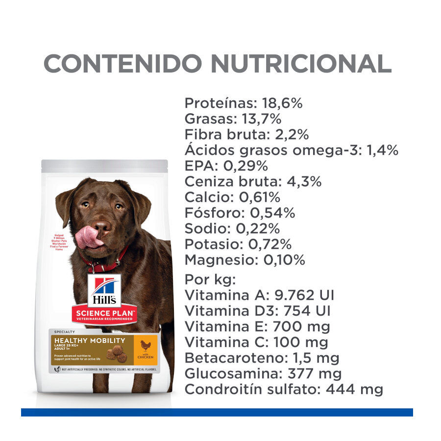 12 kg Hill's Science Plan Healthy Mobility Adult Large Frango ra&ccedil;&atilde;o para c&atilde;es, , large Imagem n&uacute;mero 9
