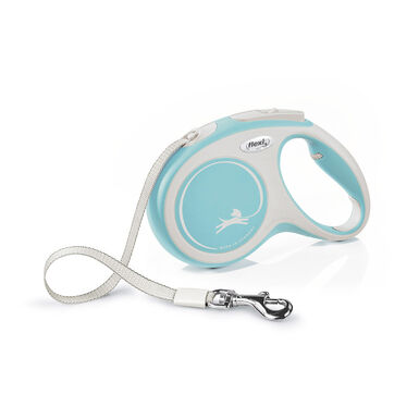 Flexi New Comfort Trela extensível azul para cães