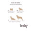Leeby Cama Redonda Anti Stress Castanha para cães, , large Indicador imagem número 6