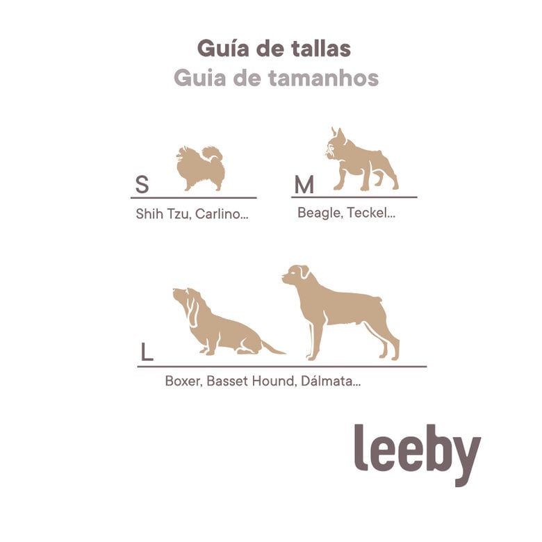 Leeby Alcofa com Capa Amovível Branca com Ouriços para cães,  Imagem número 6 Leeby Alcofa com Capa Amovível Branca com Ouriços para cães, , large Imagem número 6