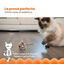 Catstages Squeaky Squeaky Gris Rato com Catnip para gatos, , large Indicador imagem número 6