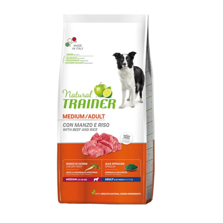 3 kg Natural Trainer Adult Medium Terneira ra&ccedil;&atilde;o para c&atilde;es, , large Imagem n&uacute;mero 2