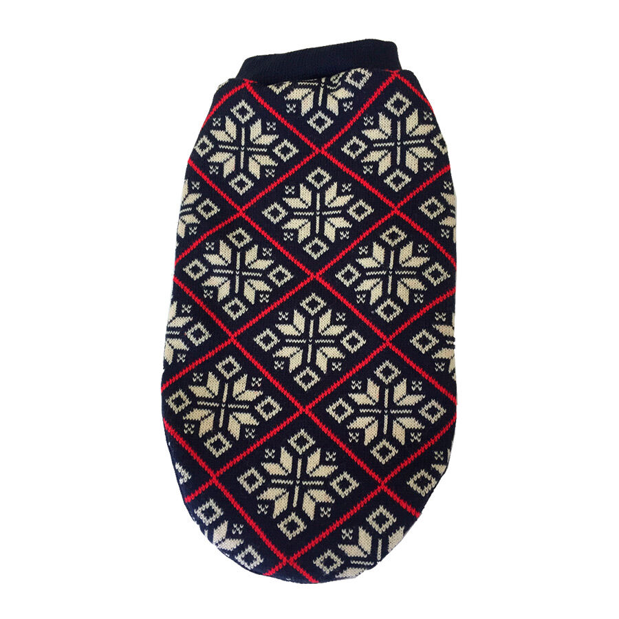 Outech Jersey Estampado Flocos de Neve para c&atilde;es, , large Imagem n&uacute;mero 3