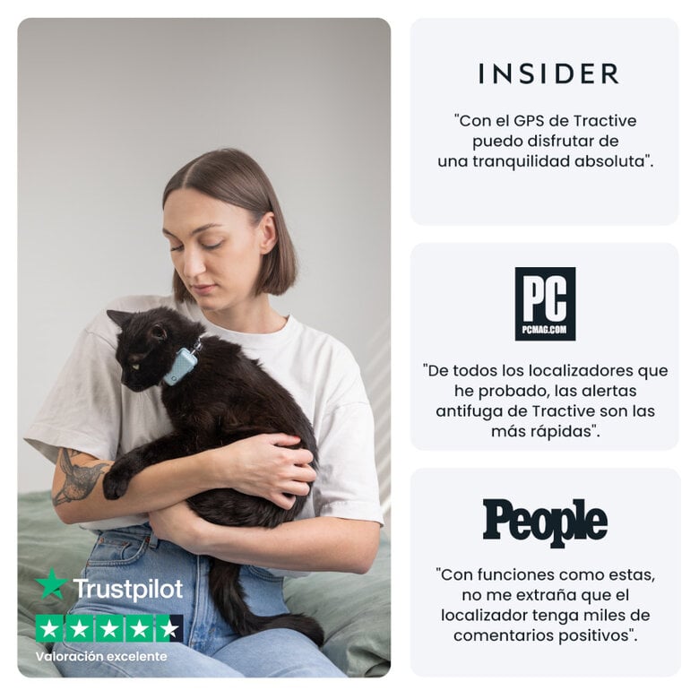 Tractive Cat Mini GPS Tracker Mint para gatos,  Imagem número 3 Tractive Cat Mini GPS Tracker Mint para gatos, , large Imagem número 3