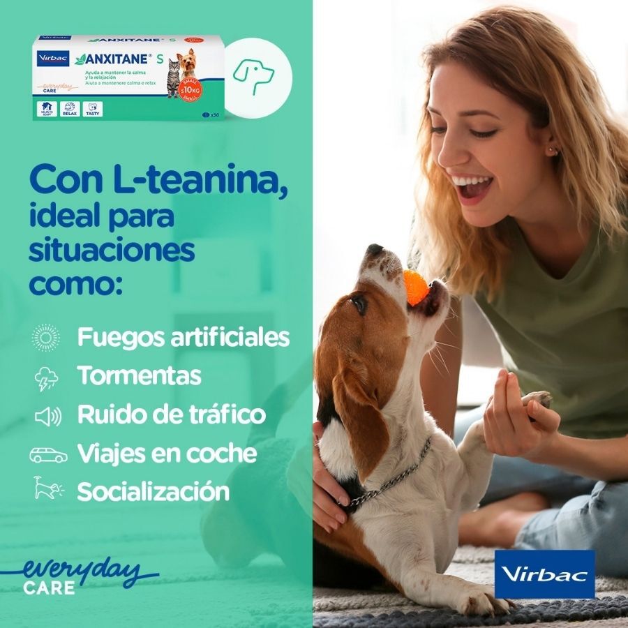 S Virbac Anxitane Relaxantes em comprimidos para c&atilde;es e gatos, , large Imagem n&uacute;mero 5