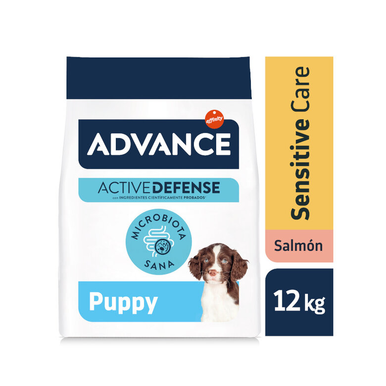 12 kg Advance Active Defense Puppy Sensitive Care Salmão ração para cães,  Imagem número 2 12 kg Advance Active Defense Puppy Sensitive Care Salmão ração para cães, , large Imagem número 2