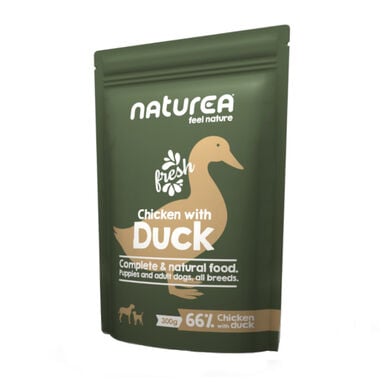 Naturea Frango e Pato saqueta para cães