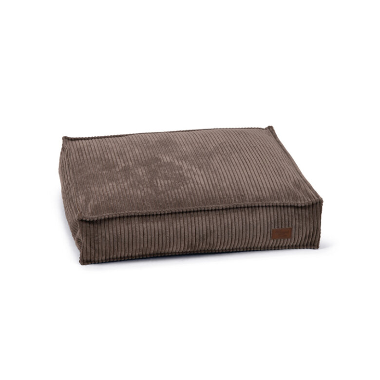 Designed by Lotte Ribbed Colchão Castanho para cães,  Imagem número 1 Designed by Lotte Ribbed Colchão Castanho para cães, , large Imagem número 1