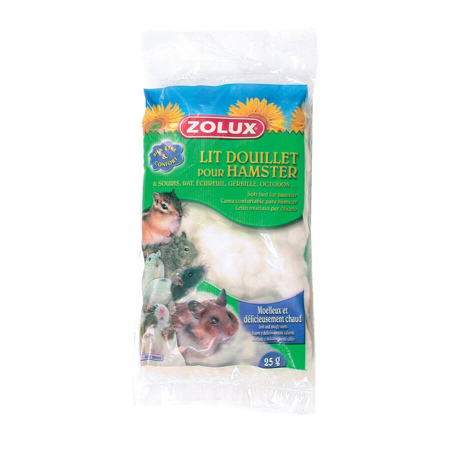Leito Zolux branco para hamster 25 g, , large Imagem n&uacute;mero 1