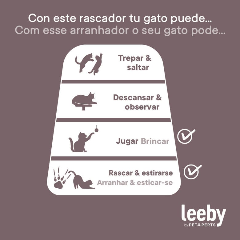 Leeby Kitty teclado arranhador de cartão com bola para gatos,  Imagem número 9 Leeby Kitty teclado arranhador de cartão com bola para gatos, , large Imagem número 9