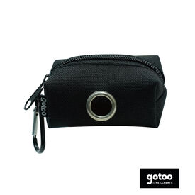 Gotoo porta-sacos preto para cães