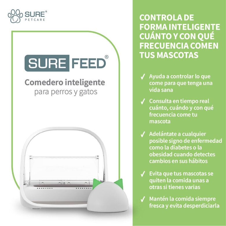 Sure Petcare Surefeed Comedouro Automático com Microchip Connect para Cães e Gatos,  Imagem número 2 Sure Petcare Surefeed Comedouro Automático com Microchip Connect para Cães e Gatos, , large Imagem número 2
