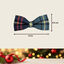 Wonder Christmas Laço natalício azul para Cães, , large Indicador imagem número 4