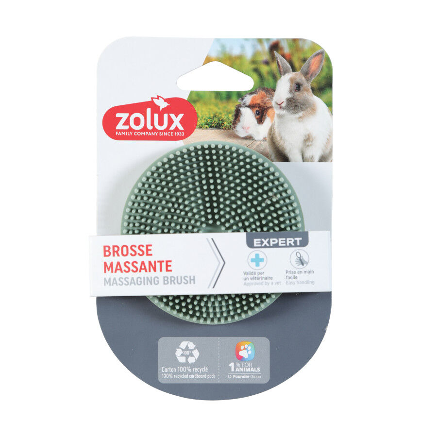 Escova de massagem de borracha Zolux para roedores, , large Imagem n&uacute;mero 1