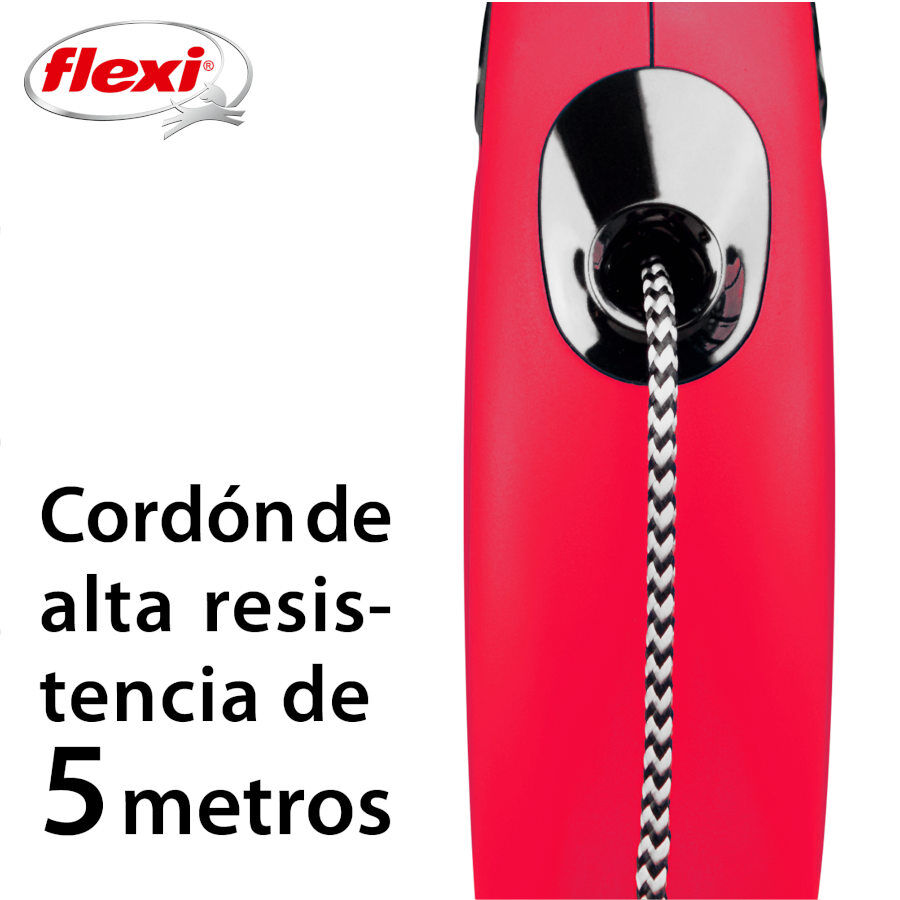 Flexi New Classic Trela extens&iacute;vel com cabo vermelho para c&atilde;es, , large Imagem n&uacute;mero 3