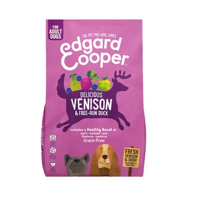 Edgard & Cooper Adult ração Veado e Pato para cães
