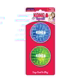 Kong Squeezz Geodz Bolas com guizo para cães