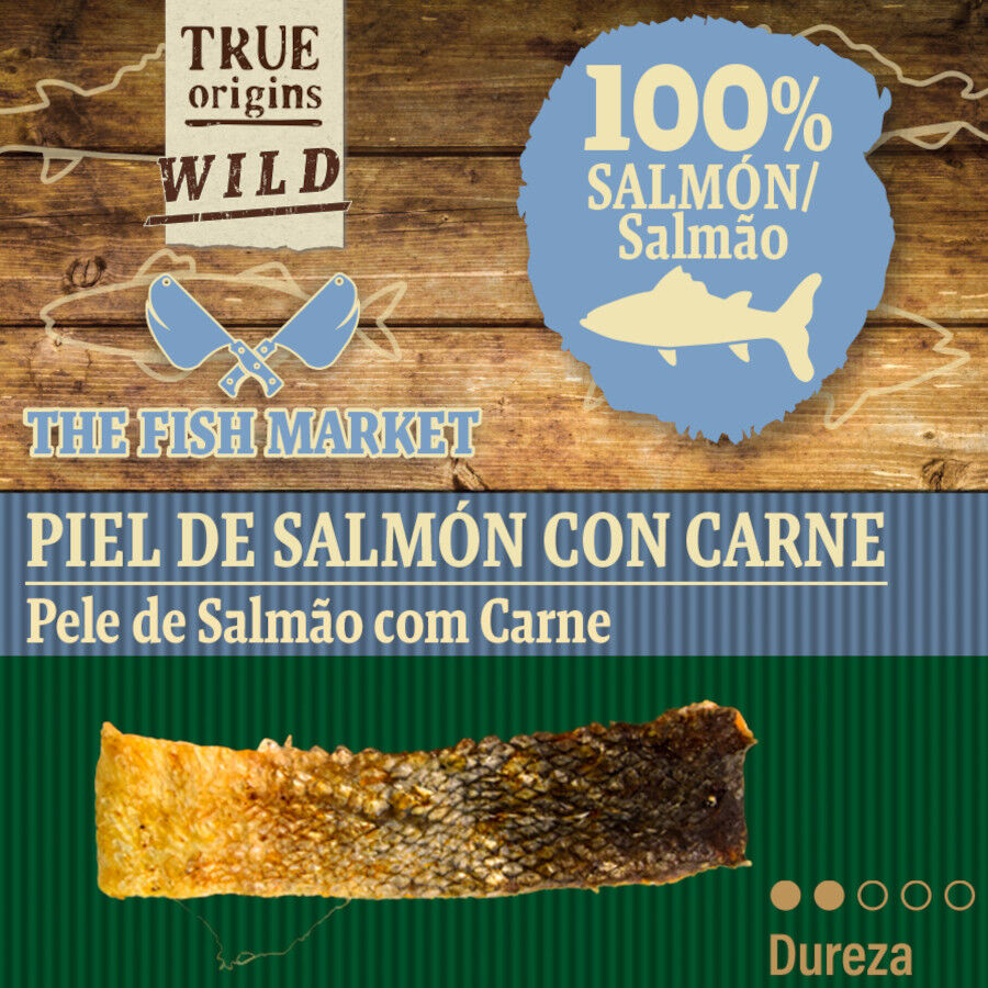 70 g. True Origins Piel de Salm&oacute;n con Carne Snack para perros, , large Imagem n&uacute;mero 4