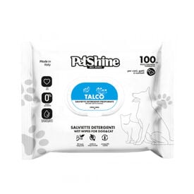 PetShine Toalhetes H&uacute;midos Talco para c&atilde;es - Pack Econ&oacute;mico