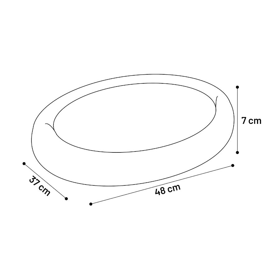 Flamingo Cuddly Plana Cinzenta Cama alcofa para c&atilde;es, , large Imagem n&uacute;mero 3