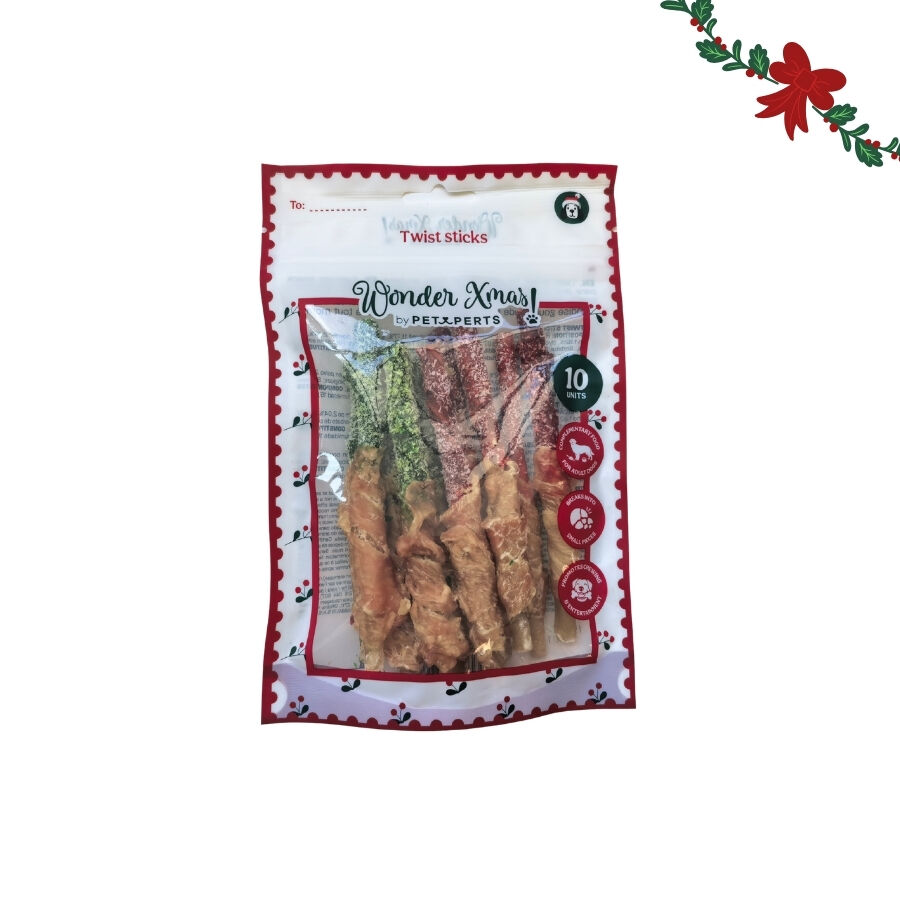 1 pack x 10 uns. Wonder Christmas Twist Snacks Entran&ccedil;ados para C&atilde;es, , large Imagem n&uacute;mero 5