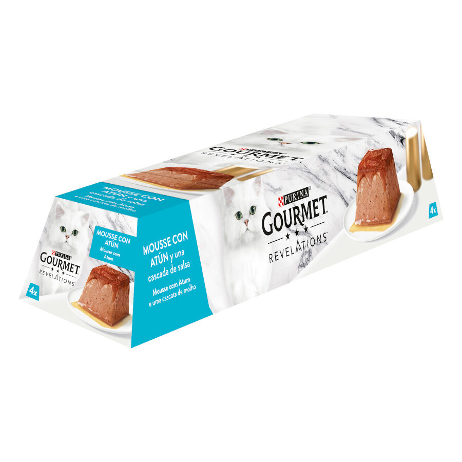 48 terrinas x 57 g Gourmet Revelations Mousse de Salm&atilde;o e Atum para gatos, , large Imagem n&uacute;mero 4