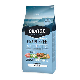 Ownat Prime Kitten Ração de frango e peru para gatinhos,  Ownat Prime Kitten Ração de frango e peru para gatinhos