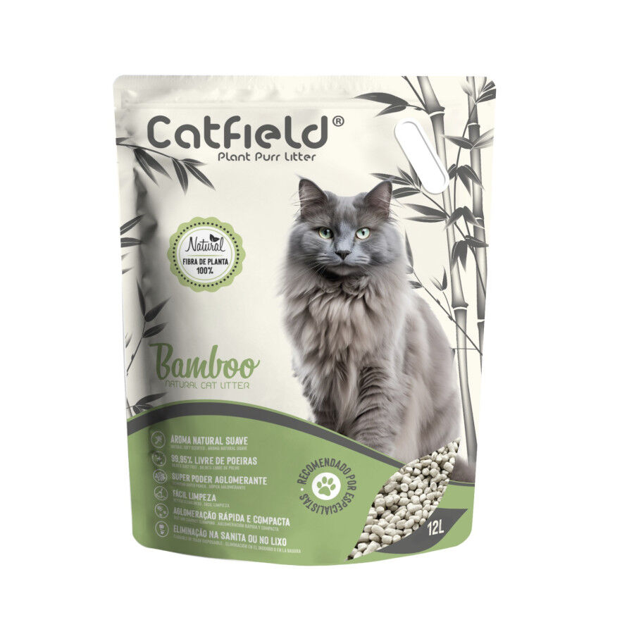 Catfield Bambu Areia Aglomerante Natural para gatos, , large Imagem n&uacute;mero 1