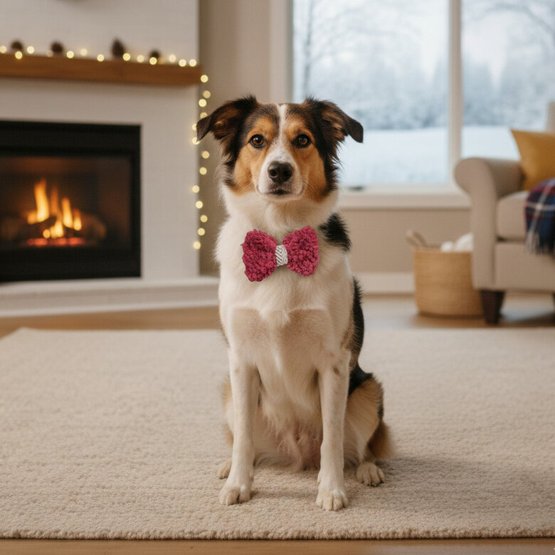 Wonder Christmas Laço natalício vermelho para cães,  Imagem número 3 Wonder Christmas Laço natalício vermelho para cães, , large Imagem número 3