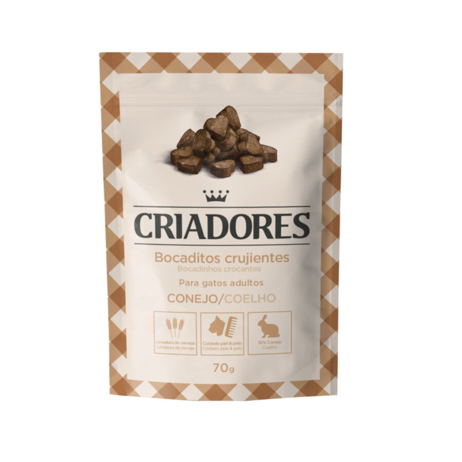 70 g Criadores Snacks Crocantes de Coelho para gatos, , large Imagem n&uacute;mero 1