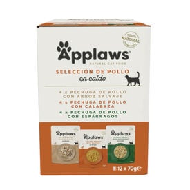 Applaws Selection Caldo de frango para gatos - Multipack