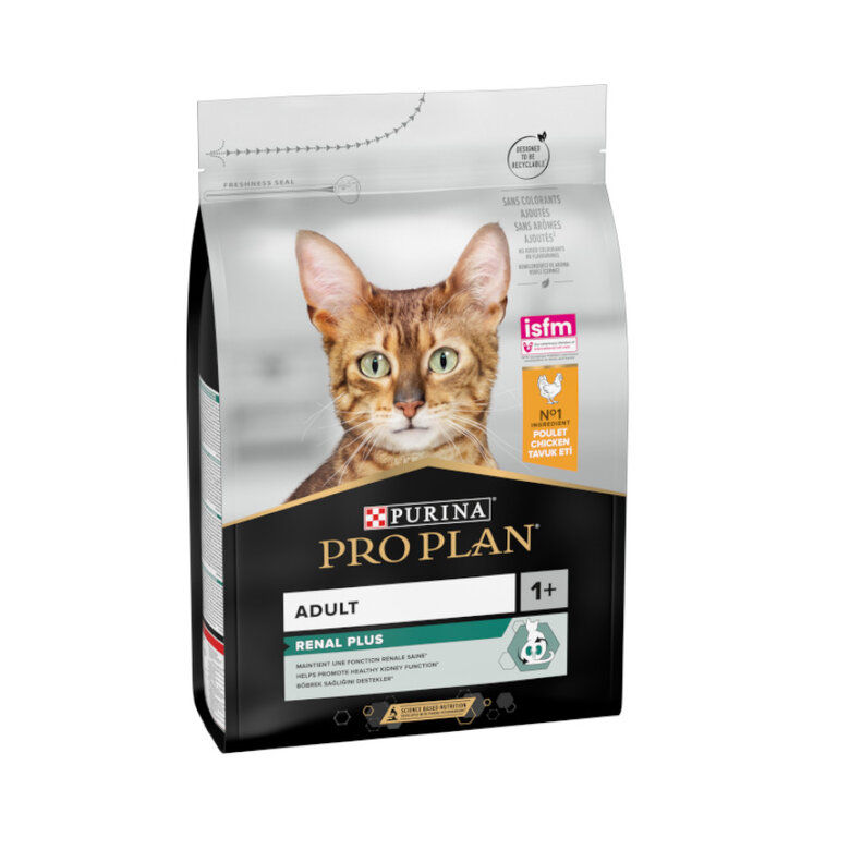 10 kg Pro Plan Adult Renal Plus Frango ração para gatos,  Imagem número 1 10 kg Pro Plan Adult Renal Plus Frango ração para gatos, , large Imagem número 1