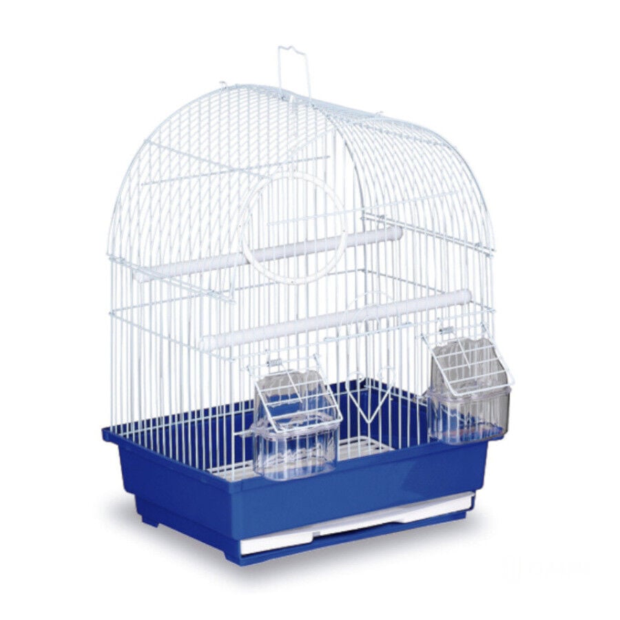 TK-Pet Gaiola azul com teto aberto para can&aacute;rio flauta, , large Imagem n&uacute;mero 1