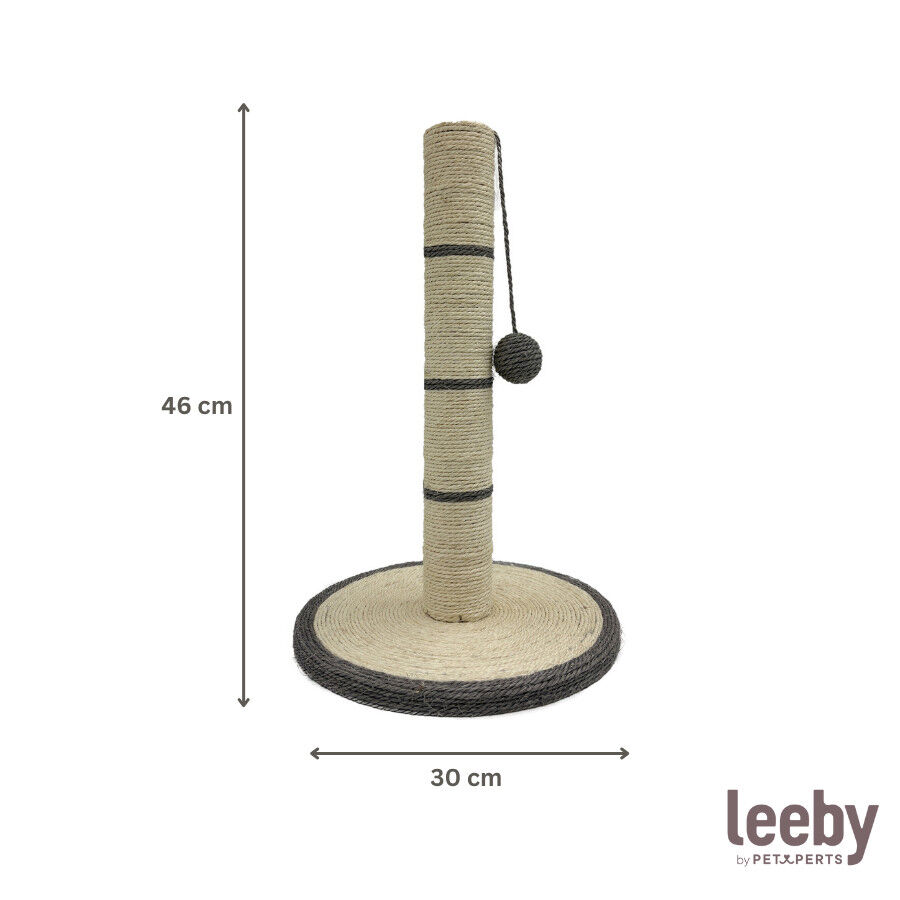 Leeby Isidoro arranhador de sisal com brinquedo azul para gatos, , large Imagem n&uacute;mero 4