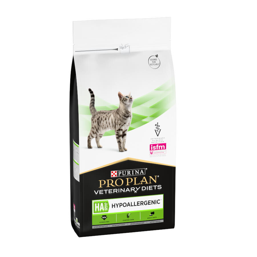 1.3 kg Pro Plan Veterinary Diets Hypoallergenic HA ra&ccedil;&atilde;o para gatos, , large Imagem n&uacute;mero 1