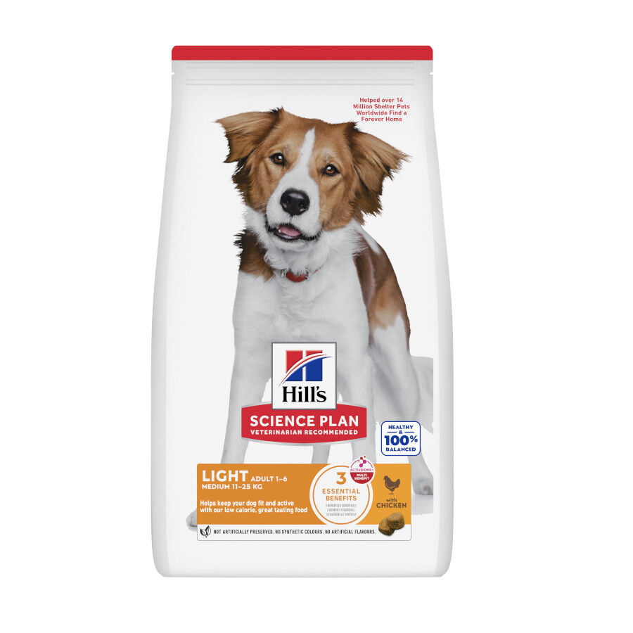 14 kg Hill's Science Plan Adult Medium Frango ra&ccedil;&atilde;o para c&atilde;es, , large Imagem n&uacute;mero 1